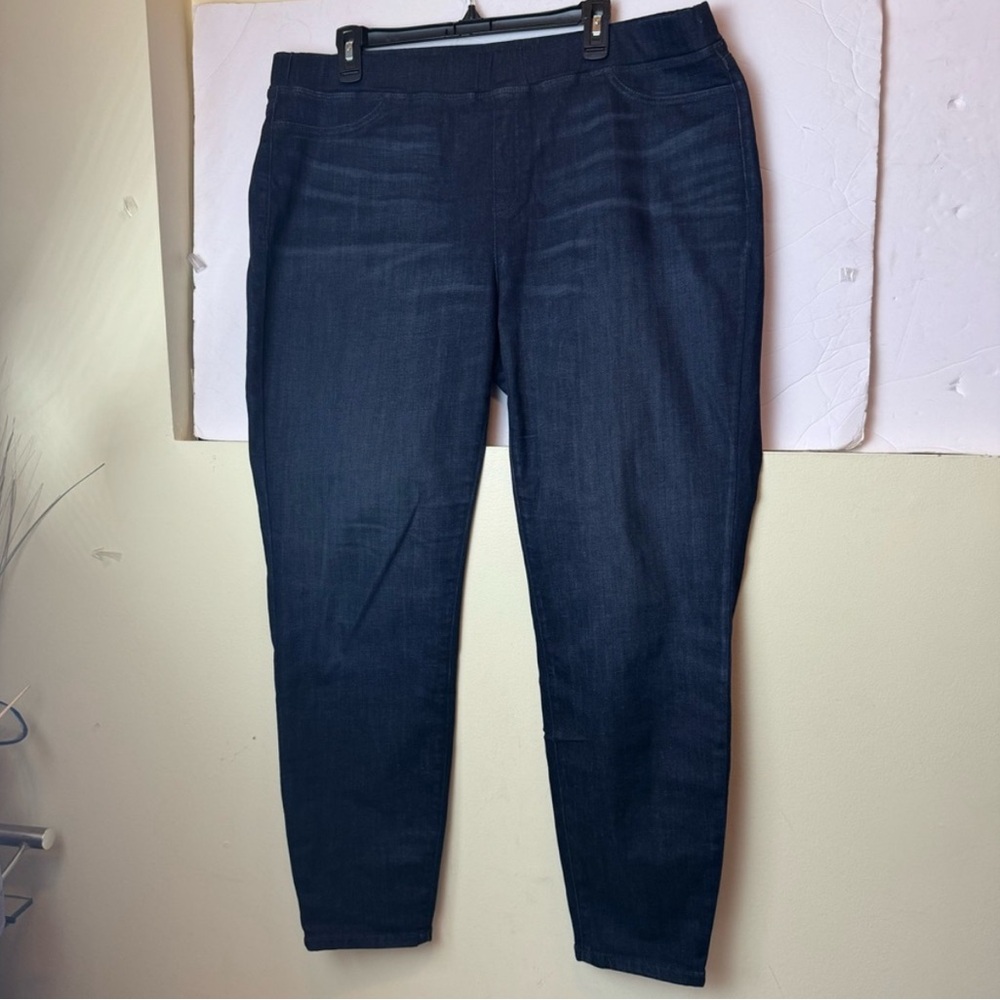 Eileen Fisher Stretch Jeans Organic Cotton Blue
Pull-On Minimalist Pants Denim - Picture 3 of 12